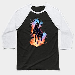 flame horse Baseball T-Shirt